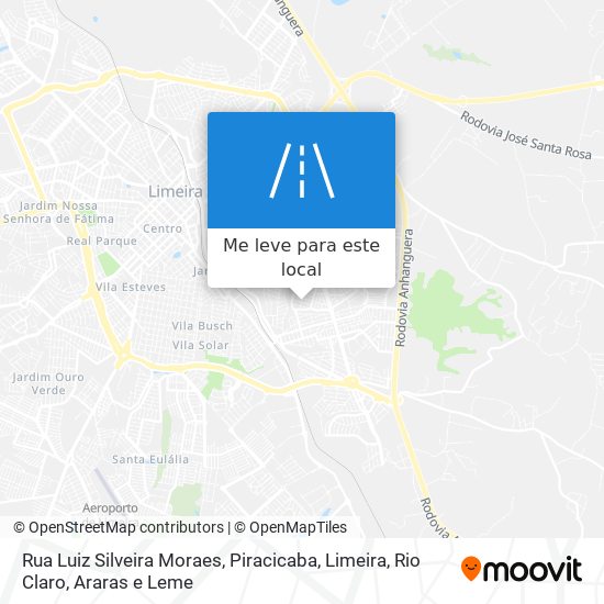 Rua Luiz Silveira Moraes mapa