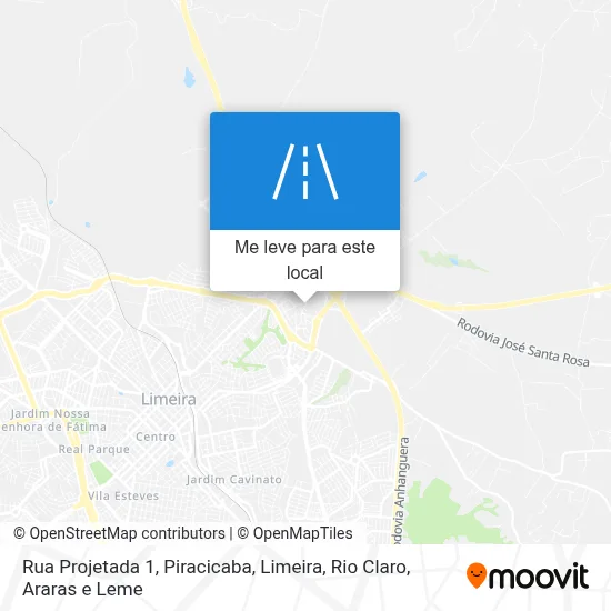 Rua Projetada 1 mapa