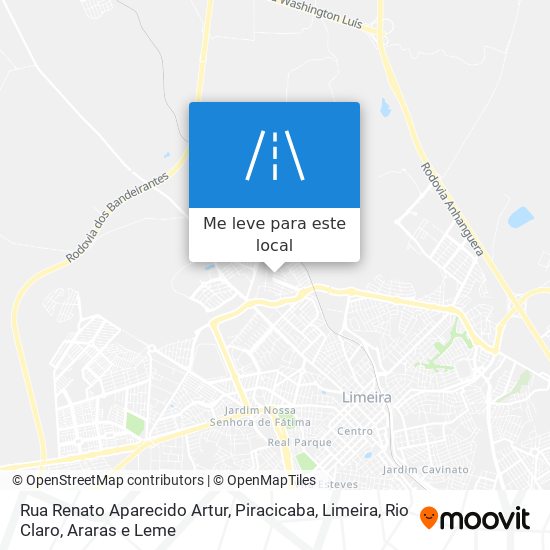 Rua Renato Aparecido Artur mapa