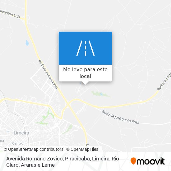 Avenida Romano Zovico mapa