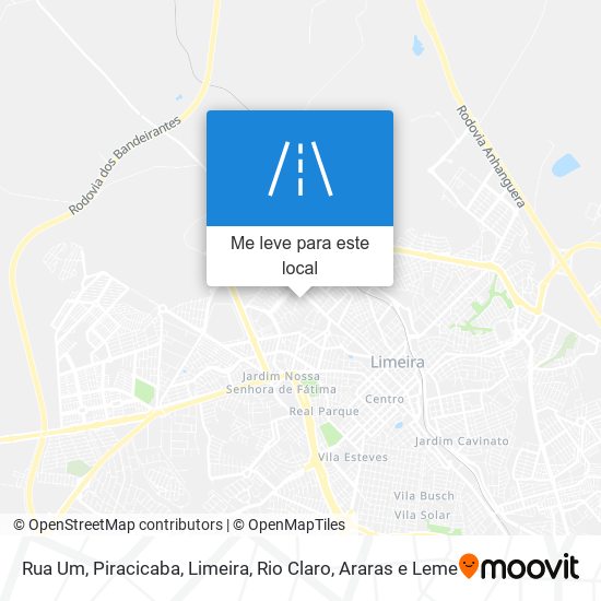 Rua Um mapa