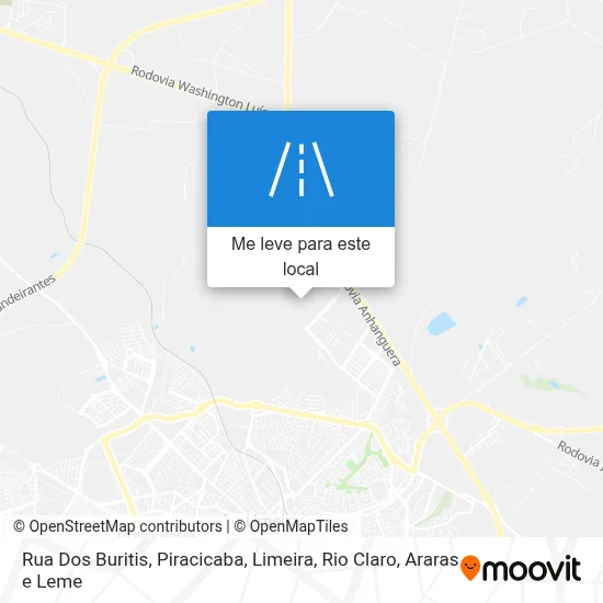 Rua Dos Buritis mapa