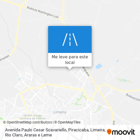 Avenida Paulo Cesar Scavariello mapa