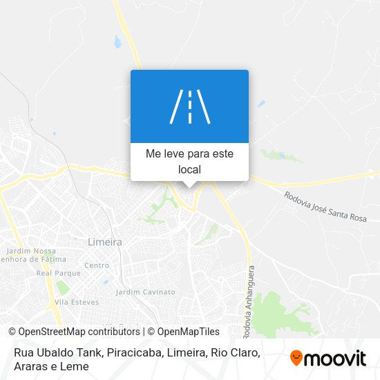 Rua Ubaldo Tank mapa