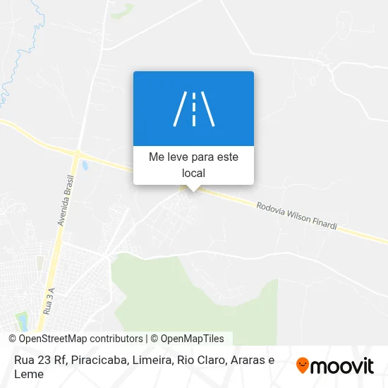 Rua 23 Rf mapa