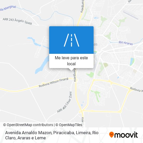 Avenida Arnaldo Mazon mapa