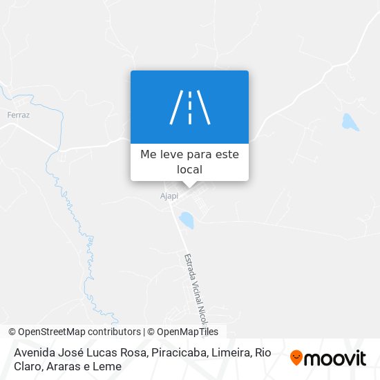 Avenida José Lucas Rosa mapa