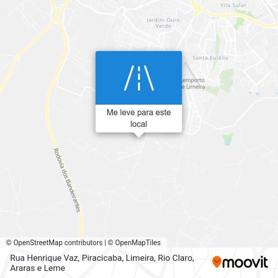 Rua Henrique Vaz mapa