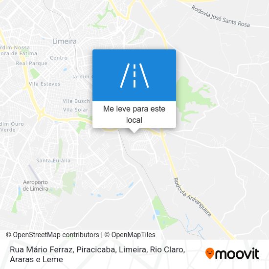 Rua Mário Ferraz mapa
