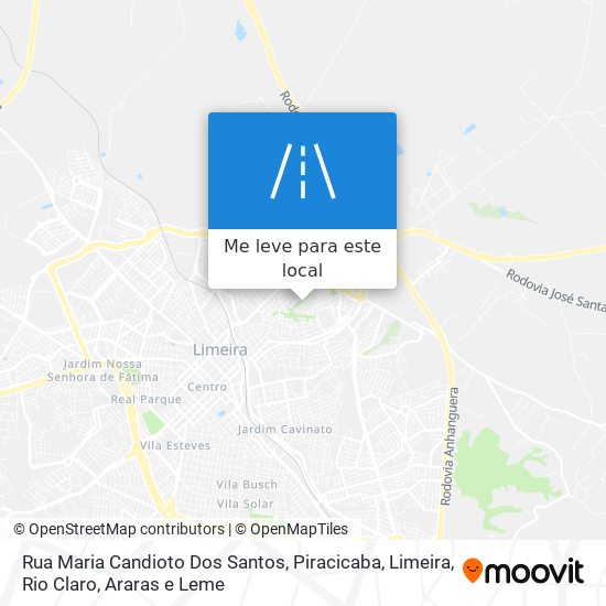 Rua Maria Candioto Dos Santos mapa