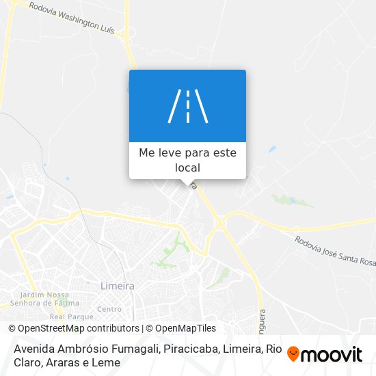 Avenida Ambrósio Fumagali mapa