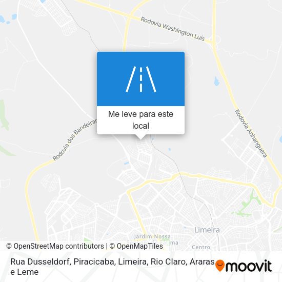 Rua Dusseldorf mapa