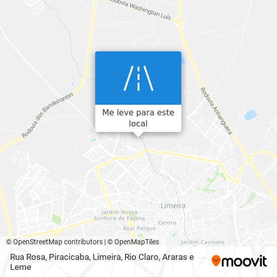 Rua Rosa mapa