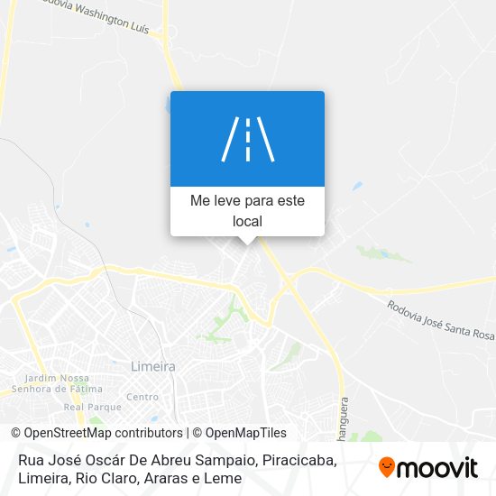 Rua José Oscár De Abreu Sampaio mapa