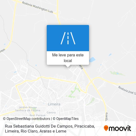 Rua Sebastiana Guidotti De Campos mapa