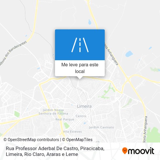 Rua Professor Aderbal De Castro mapa