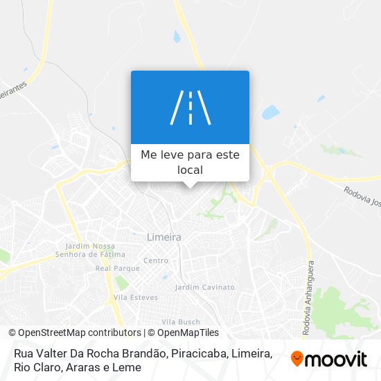 Rua Valter Da Rocha Brandão mapa