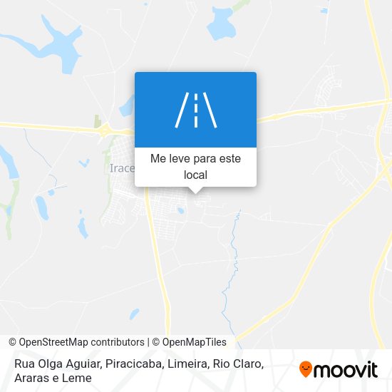 Rua Olga Aguiar mapa