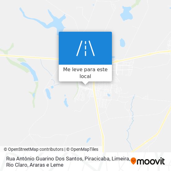 Rua Antônio Guarino Dos Santos mapa