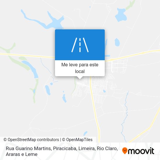 Rua Guarino Martins mapa