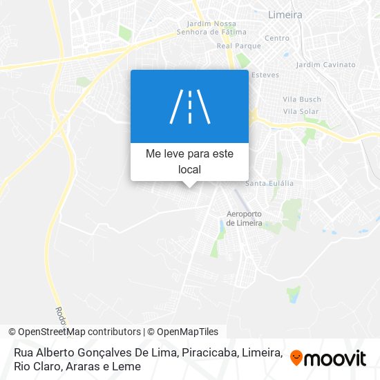 Rua Alberto Gonçalves De Lima mapa