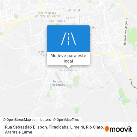 Rua Sebastião Elisbon mapa