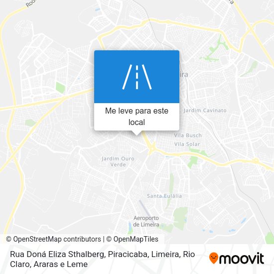 Rua Doná Eliza Sthalberg mapa