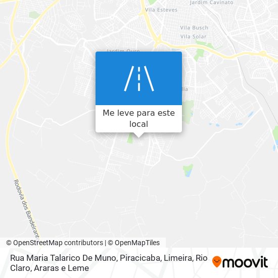 Rua Maria Talarico De Muno mapa