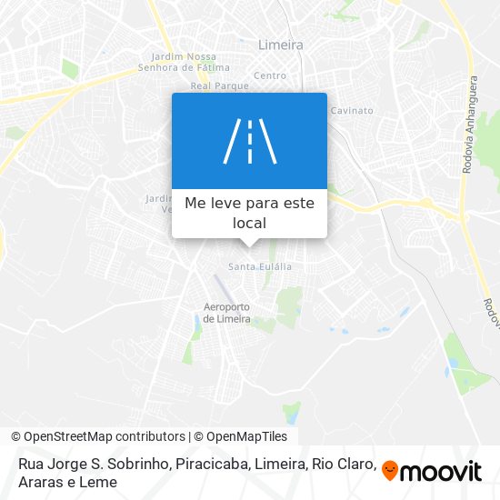 Rua Jorge S. Sobrinho mapa