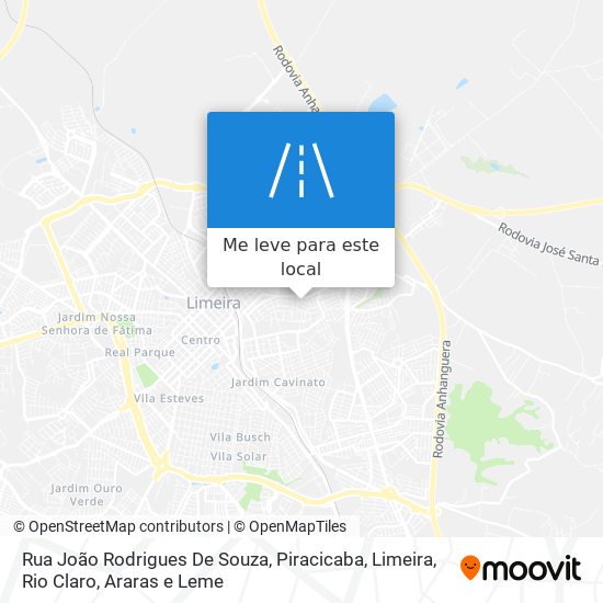 Rua João Rodrigues De Souza mapa