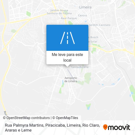 Rua Palmyra Martins mapa