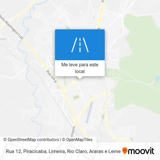 Rua 12 mapa