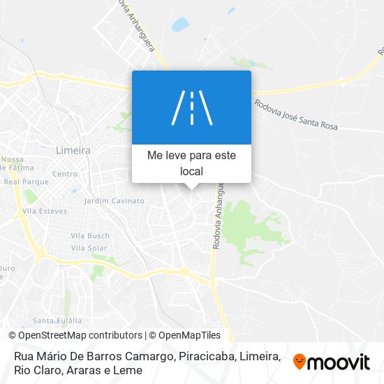 Rua Mário De Barros Camargo mapa