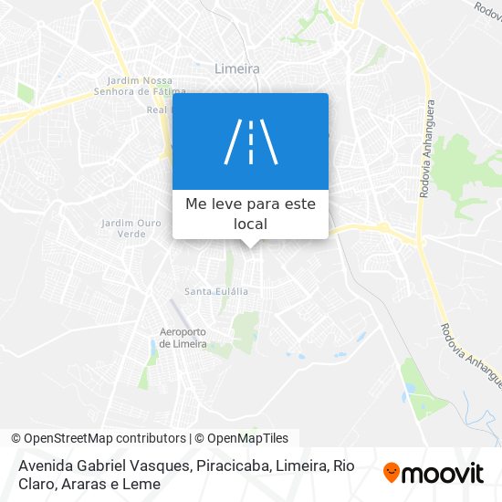 Avenida Gabriel Vasques mapa