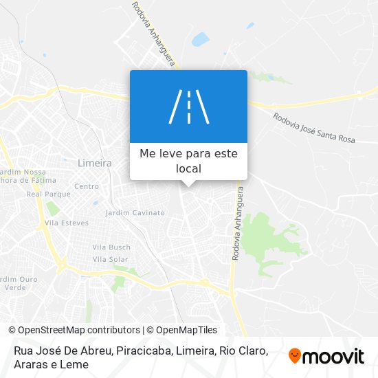 Rua José De Abreu mapa