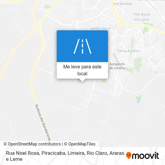 Rua Noel Rosa mapa