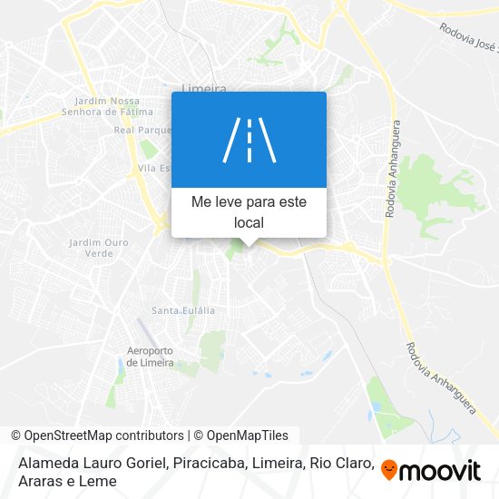 Alameda Lauro Goriel mapa