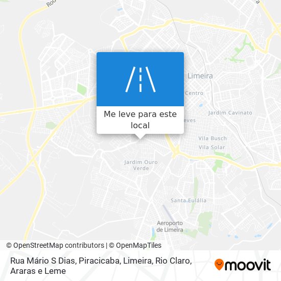 Rua Mário S Dias mapa