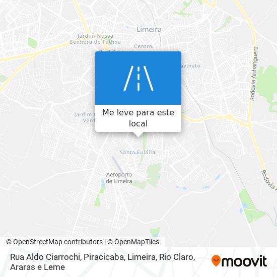 Rua Aldo Ciarrochi mapa