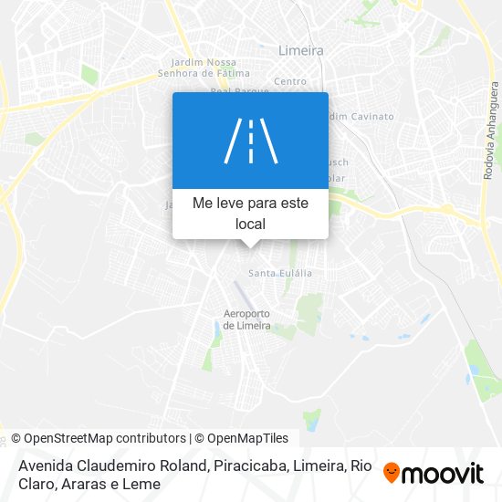 Avenida Claudemiro Roland mapa