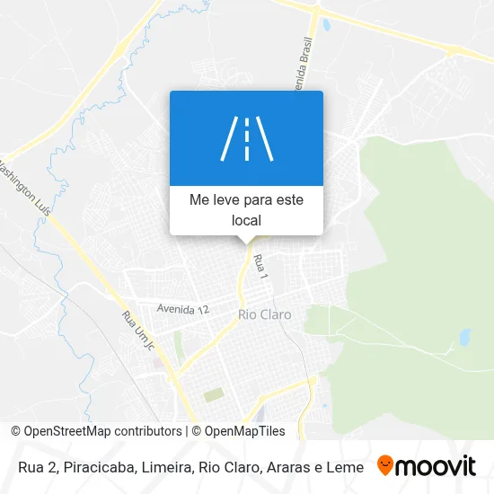 Rua 2 mapa
