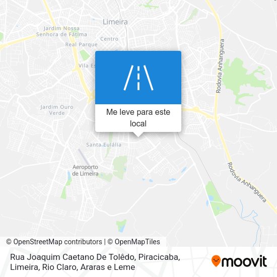 Rua Joaquim Caetano De Tolêdo mapa