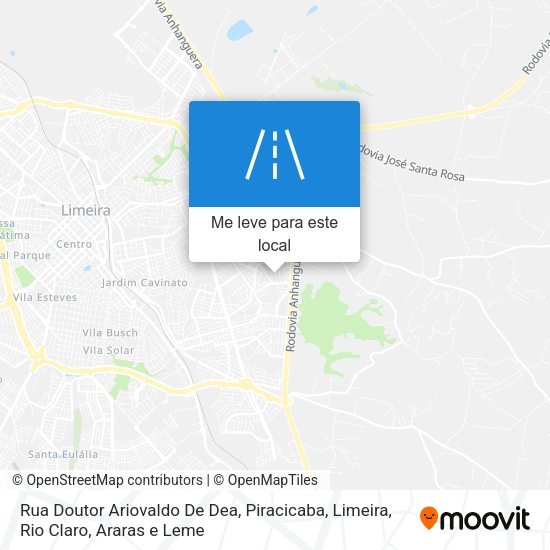 Rua Doutor Ariovaldo De Dea mapa