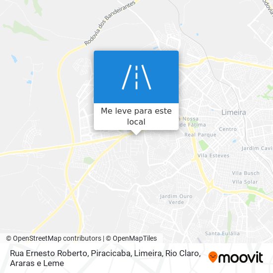 Rua Ernesto Roberto mapa