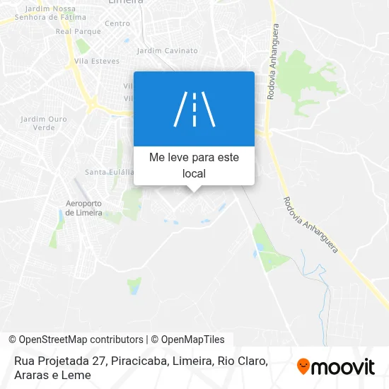 Rua Projetada 27 mapa