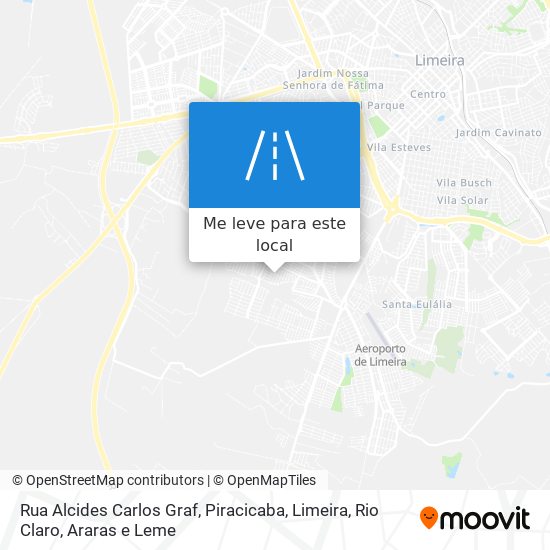 Rua Alcides Carlos Graf mapa