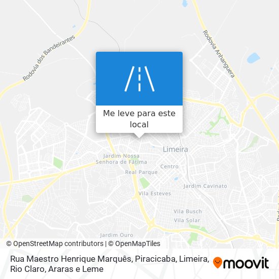 Rua Maestro Henrique Marquês mapa