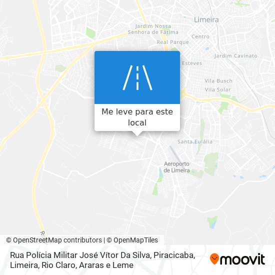 Rua Polícia Militar José Vítor Da Silva mapa