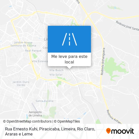 Rua Ernesto Kuhi mapa