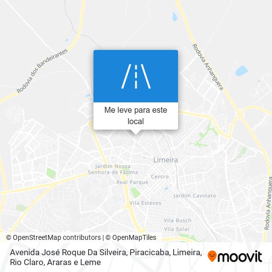 Avenida José Roque Da Silveira mapa